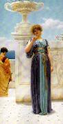 John William Godward The engagement ring oil painting on canvas